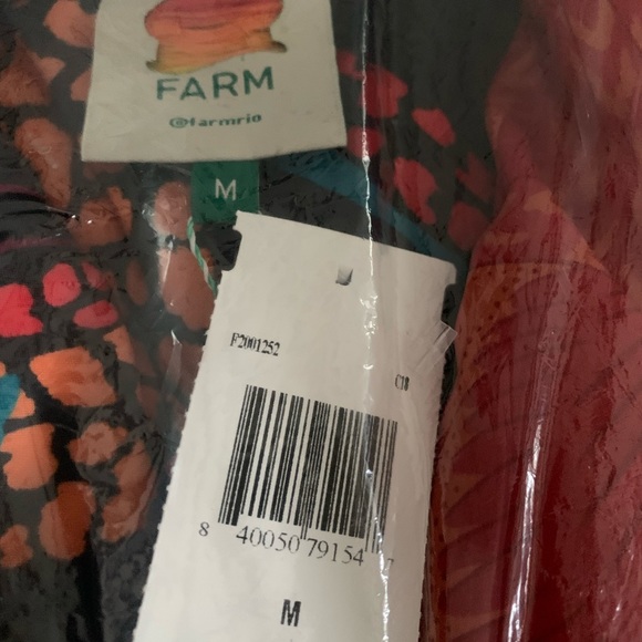 Farm Rio  Mixed Scarves  Kimono Puffer - Picture 12 of 16